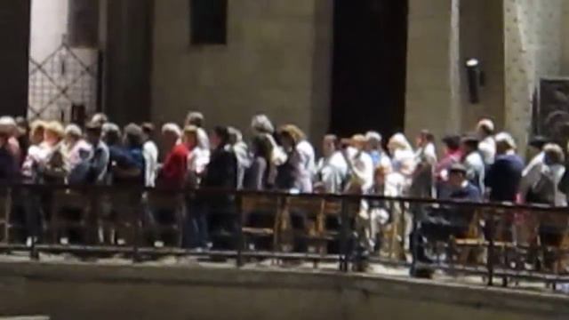 Candlelight Processional at Church of Annunciation, Nazareth, Israel смотреть онлайн