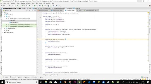 How to load data in RecyclerView from firebase using firebase recyclerView? смотреть онлайн