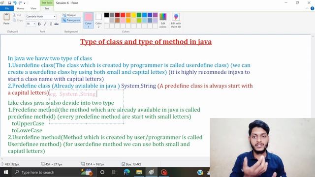 Type of class and method in java || Session-6 || Java tutorial for beginners | java full course смотреть онлайн