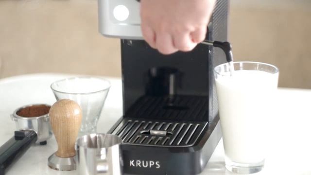 Krups XP 3440 Home Espresso Machine - Espresso and Latte Macchiato смотреть онлайн