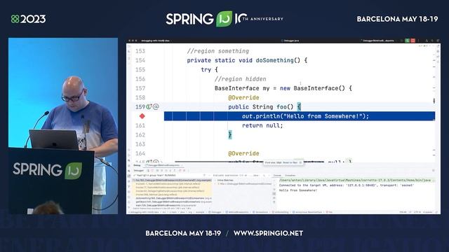 Debugging applications with IntelliJ IDEA by Anton Arhipov @ Spring I/O 2023 смотреть онлайн