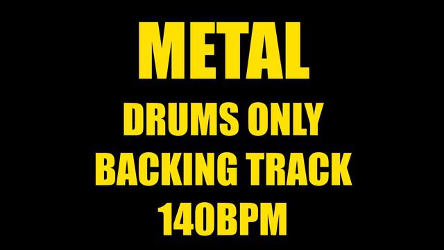 Drums Only METAL 140BPM
