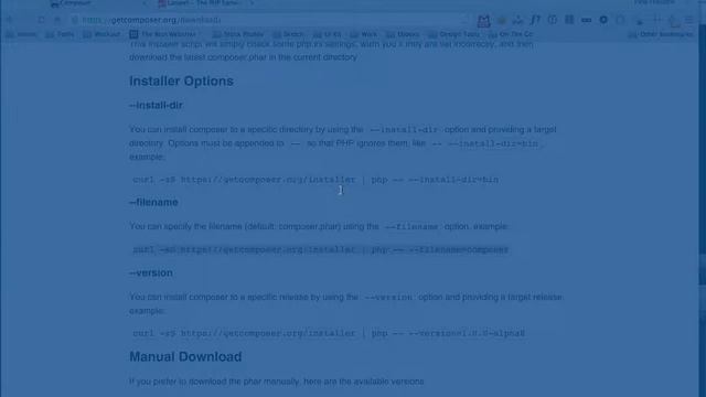 Install Laravel project using Composer смотреть онлайн