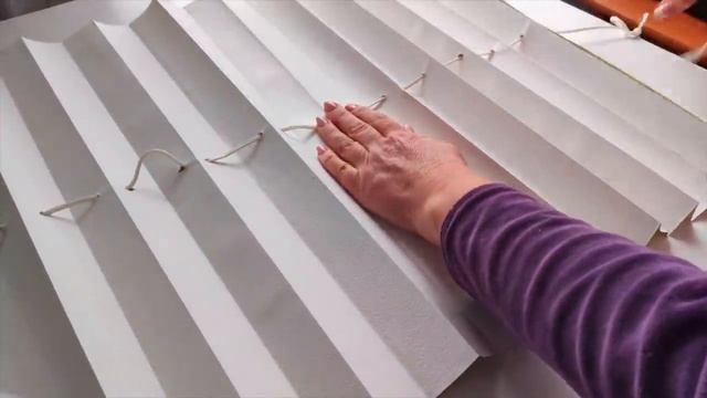 Как сделать жалюзи из остатков обоев. Самый простой и красивый способ