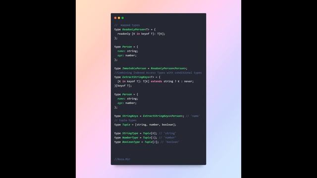 11 Indexed Access Types in Typescript смотреть онлайн