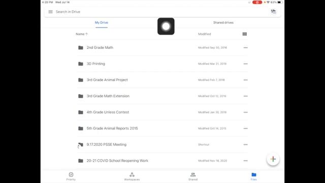 Google Drive Search on iPad смотреть онлайн