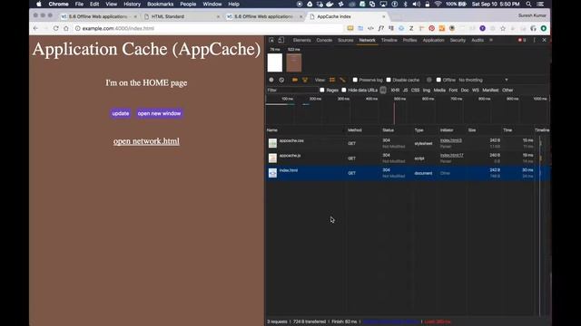 AppCache tutorials - Browser cache (DEMO) смотреть онлайн