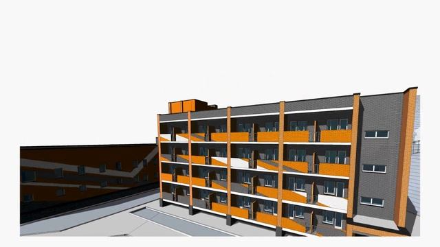 Revit проект_Новая жизнь старого здания в отель *** звезды. Архитектурная супер графика смотреть онлайн