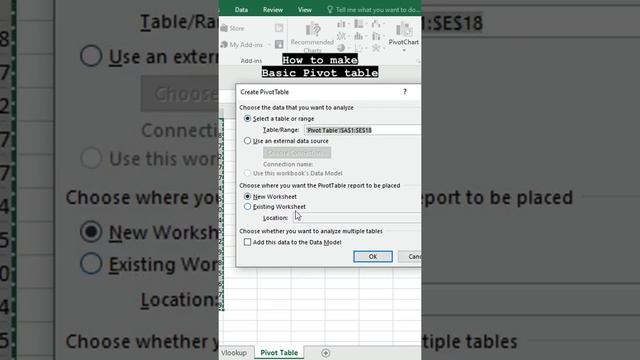 TRICK 68 : How to make basic PIVOT TABLE // Interview excel??? смотреть онлайн