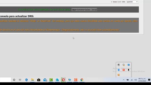 Crear un Virtualhost en Wampserver 3.2 Español en Windows 10 смотреть онлайн