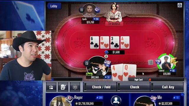 How to Win Tokyo Tournament Round 1 - WSOP App Game : Pre-Flop Panda Blues смотреть онлайн