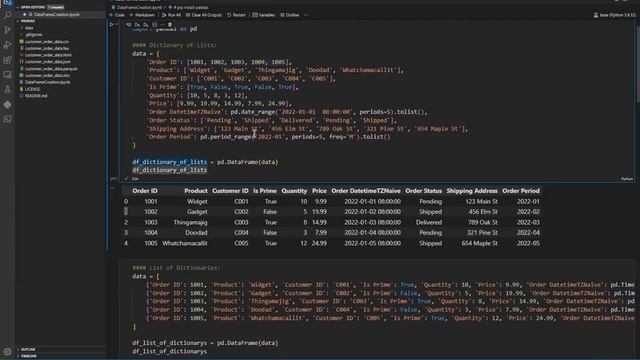 [01] Python Pandas Tutorial : Data Loading -- Create Data Frames in Pandas смотреть онлайн