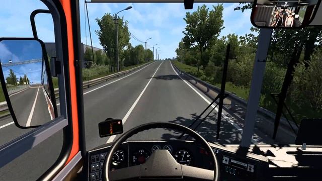 ETS2 Маршрут СПБ - Пикалёво Работаю водителем автобуса смотреть онлайн