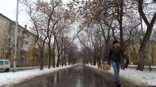 Осенний велотрип по Екатеринбургу. Первый снег. Уралмаш - Плотинка. смотреть онлайн