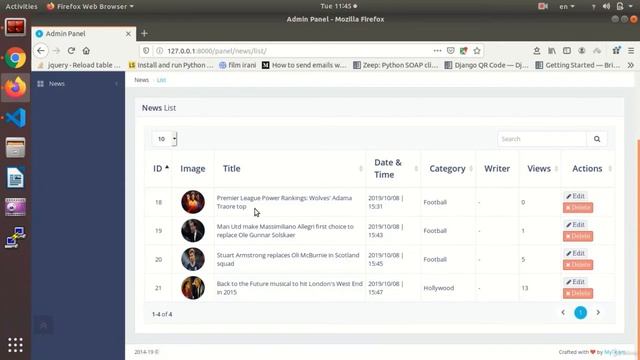 Unpulish News | Python and Django смотреть онлайн