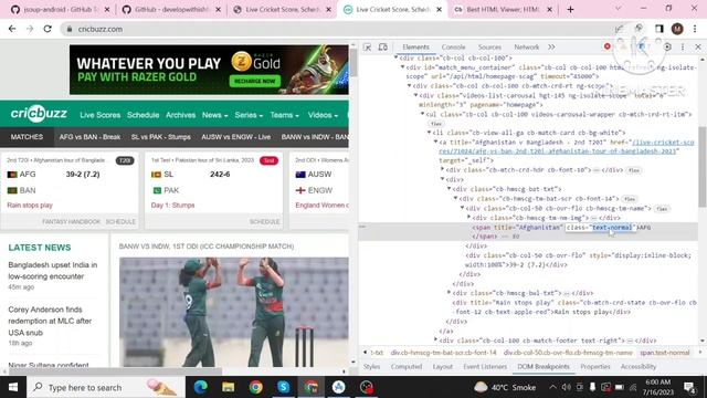 Cricket Live Score Scrapping from Crickbuzz into our Mobile App Using JSOUP Library | Kotlin смотреть онлайн