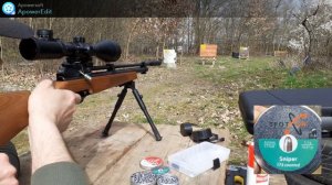 Najtańsza wiatrówka PCP Diana Stormrider 4.5mm & Śrut slug Spoton 1.1 g