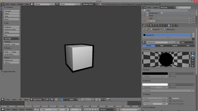 Cell shading in blender game engine (borderlands effect) смотреть онлайн