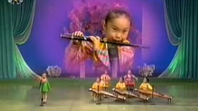 朝鲜儿童笛子独奏 柳笛声声 north korean chottae flute смотреть онлайн