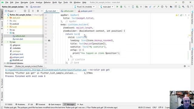 CIS 3334 - Unit 13 - JSON data in Flutter смотреть онлайн