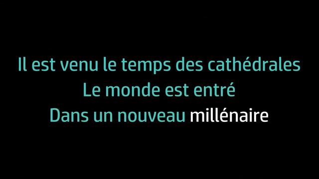 Le Temps Des Cathedrales (karaoke/instrumental) OST Notre Dame De Paris смотреть онлайн
