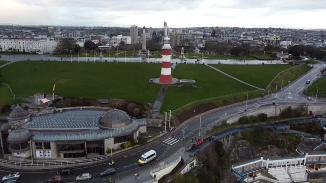 Smeaton’s Tower, The Hoe Plymouth with DJI Mavic Mini смотреть онлайн