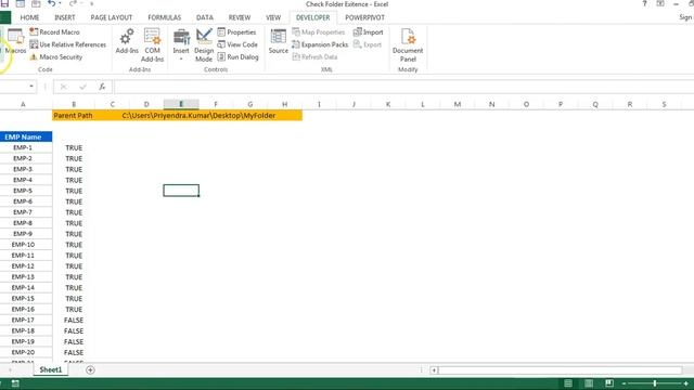 VBA Automation: Check Folder Existence || User Defined Function in VBA смотреть онлайн