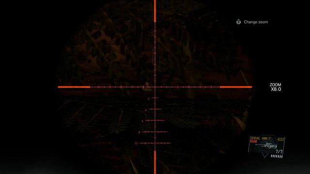 MGSV PC - Killing a tank and troops with the Serval AMR-7 Antimaterial Rifle смотреть онлайн