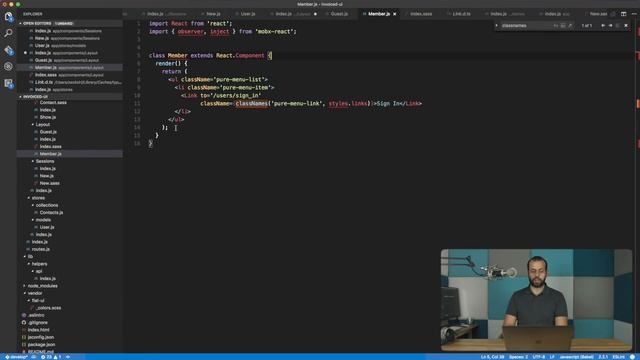 React: Completing the Sign in Process - [034] смотреть онлайн