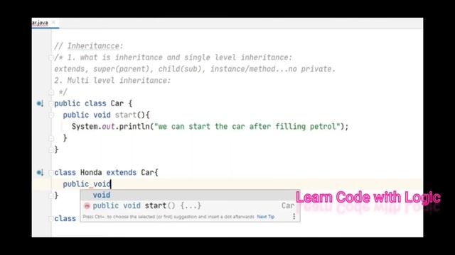 Multi Level Inheritance in Java || Inheritance in Java || Sample code and examples || #Inheritance смотреть онлайн