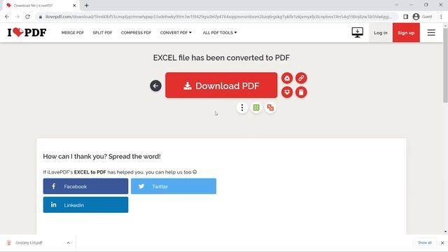Convert Excel to PDF online free without losing formatting 2023 || xlsx to PDF смотреть онлайн