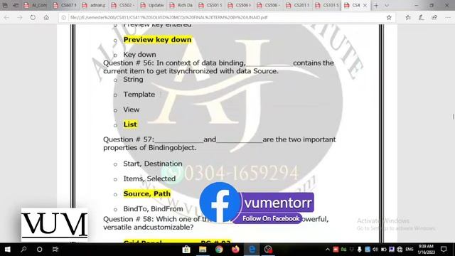 CS411 Final Term Solved Past Paper | Final Term Preparation | Junaid File | VU Mentor #c411 смотреть онлайн
