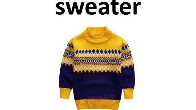 Clothes. Talking Flashcards.