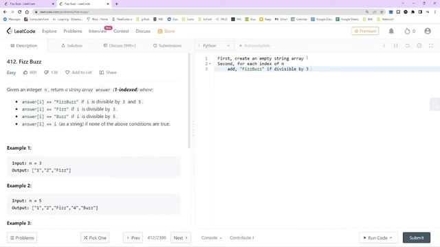 412. Fizz Buzz - Java LeetCode Solution смотреть онлайн