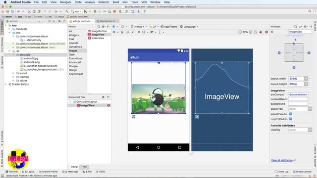 Crea una app para android en Kotlin Android Studio 3.0 - aplicación de un album de fotos смотреть онлайн