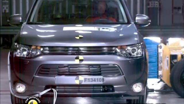 Euro NCAP | Mitsubishi Outlander PHEV | 2013 | Crash test смотреть онлайн