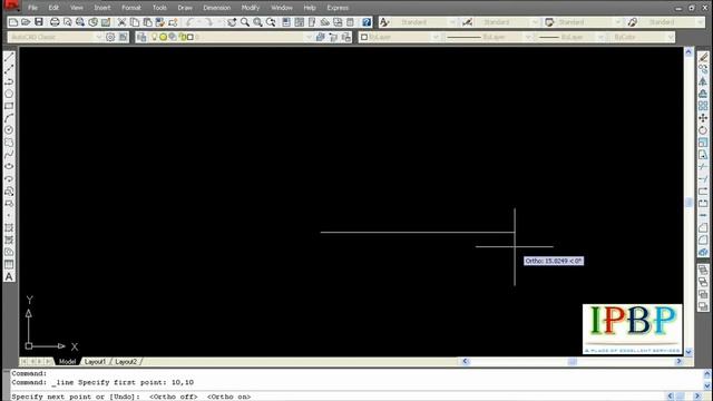 Use of Line command in autocad смотреть онлайн