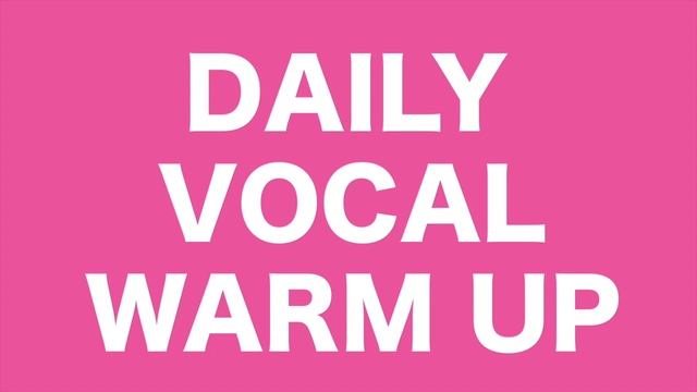 5 Min Daily Vocal  Warm Up  #voice #training #vocal #exercise#easy #warmup #daily #sing