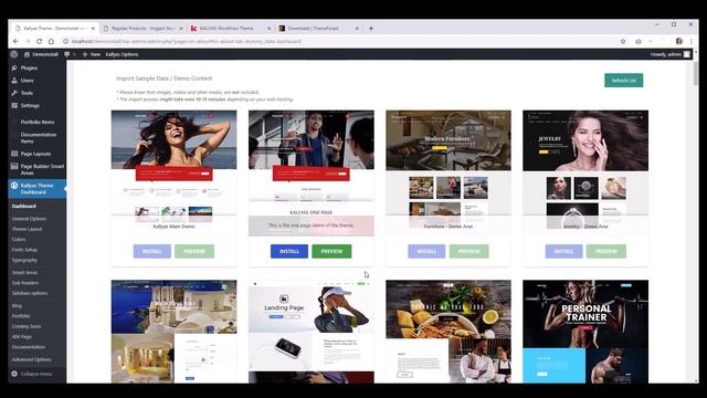 How to install & register Kallyas WordPress Theme and how to install a Demo смотреть онлайн