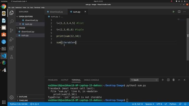 Sum() Builtin Function in Python | Python Scripts смотреть онлайн