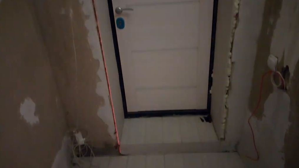 Как сделать откосы из гипсокартона на входную дверь смотреть онлайн