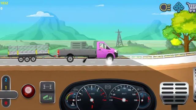 Нашёл баг в игре!!!!! | В игре Trucker Real Wheels. смотреть онлайн