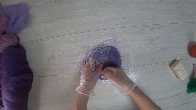 How to create felted flowers HANDMADE colorful смотреть онлайн