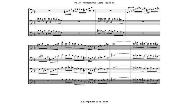 Matt Corrigan - The Girl From Ipanema (Trombone Quartet) смотреть онлайн