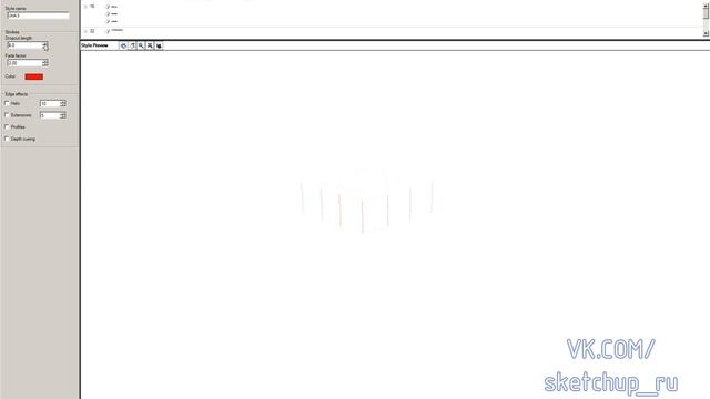 SketchUp Стили 3 3 Style Builder вносим СВОИ мазки и штрихи смотреть онлайн