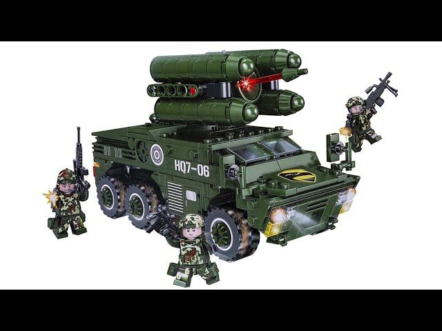 BAZUMI / Конструктор развивающий для мальчиков военная техника Ракетная установка смотреть онлайн