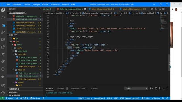 Tutoriel Angular #45 - Créer, modifier et supprimer des éléments du FormArray - Usage de ngClass смотреть онлайн