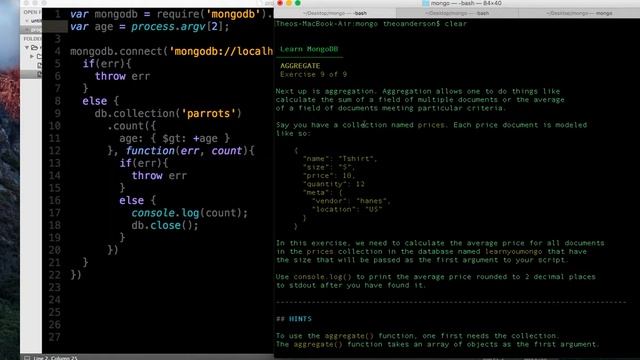 Free Code Camp Back End Development: MongoDB: Part 2 смотреть онлайн