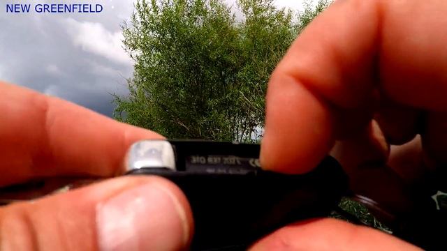 SKODA RAPID- 2014г. Замена батарейки в ключе зажигания