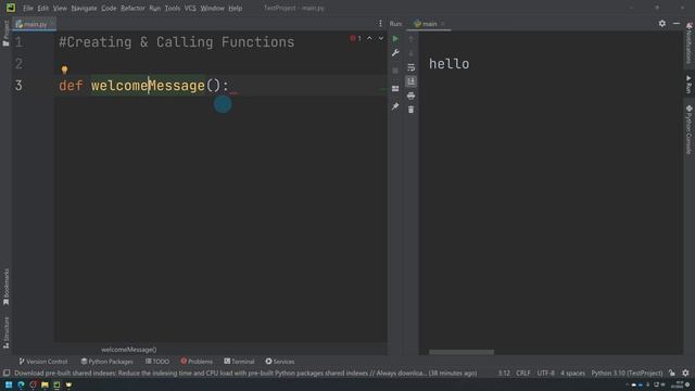 Python For Beginners - Creating & Calling Functions Explained смотреть онлайн